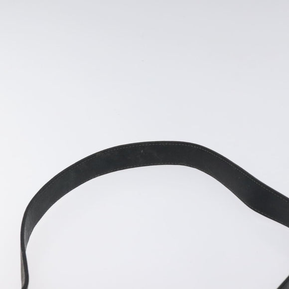 CELINE C Sulky Shoulder Bag PVC Navy Gold Auth 127311