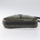 CELINE C Sulky Shoulder Bag PVC Navy Gold Auth 127311-9