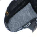 Salvatore Ferragamo Gancini Hand Bag Nylon 2way Brown Gold Auth 127313-18