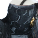 Salvatore Ferragamo Gancini Hand Bag Nylon 2way Brown Gold Auth 127313-20