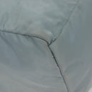 PRADA Boston Bag Nylon Light Blue Silver Auth 127318-9