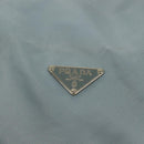 PRADA Boston Bag Nylon Light Blue Silver Auth 127318-17