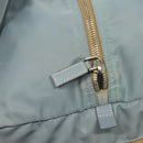 PRADA Boston Bag Nylon Light Blue Silver Auth 127318-18