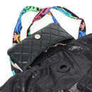 CHANEL Matelasse Chain Shoulder Bag Caviar Skin Black CC Auth 127322SAM-20