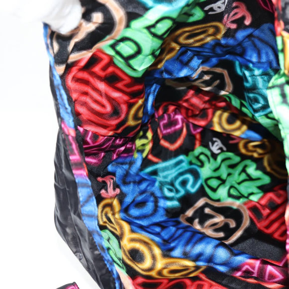 CHANEL Matelasse Chain Shoulder Bag Caviar Skin Black CC Auth 127322M