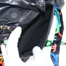 CHANEL Matelasse Chain Shoulder Bag Caviar Skin Black CC Auth 127322SAM-25