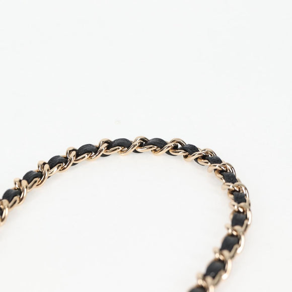 CHANEL Matelasse Chain Shoulder Bag Caviar Skin Black CC Auth 127322M