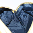 LOEWE Hand Bag Leather Gold Tone Auth 127344-17