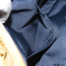 LOEWE Hand Bag Leather Gold Tone Auth 127344-20