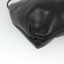 LOEWE Shoulder Bag Leather Black Gold Auth 127349-16