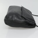 LOEWE Shoulder Bag Leather Black Gold Auth 127349-3