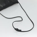 LOEWE Shoulder Bag Leather Black Gold Auth 127349-7