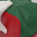 LOUIS VUITTON Epi Petit Noe Shoulder Bag Bicolor Green Red M44147 LV Auth 127353-16