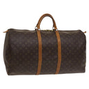 LOUIS VUITTON Monogram Keepall 60 Boston Bag M41422 LV Auth 127361-1
