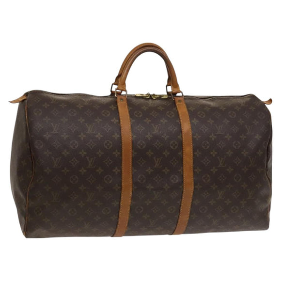 LOUIS VUITTON Monogram Keepall 60 Boston Bag M41422 LV Auth 127361