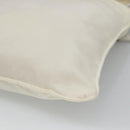 PRADA Shoulder Bag Nylon White Silver Auth 127376-16