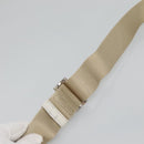 PRADA Shoulder Bag Nylon White Silver Auth 127376-14