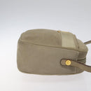 Salvatore Ferragamo Vala Shoulder Bag Suede Beige Gold Auth 127380-3
