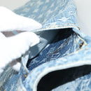 LOUIS VUITTON Monogram Denim Shorts Pants Blue LV Auth 127399M-11