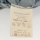 LOUIS VUITTON Monogram Denim Shorts Pants Blue LV Auth 127399M-17