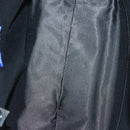 BURBERRY Nova Check Blue Label Tote Bag Wool Black Auth 127403-12