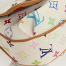 LOUIS VUITTON Monogram Multicolor Patty Shoulder Bag White M40305 Auth 127416V-14