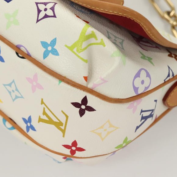 LOUIS VUITTON Monogram Multicolor Patty Shoulder Bag White M40305 Auth 127416V