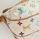LOUIS VUITTON Monogram Multicolor Patty Shoulder Bag White M40305 Auth 127416V-16
