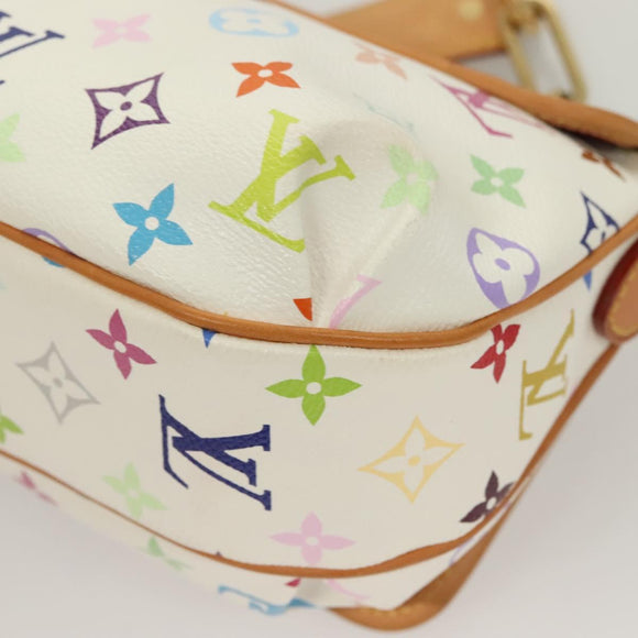 LOUIS VUITTON Monogram Multicolor Patty Shoulder Bag White M40305 Auth 127416V