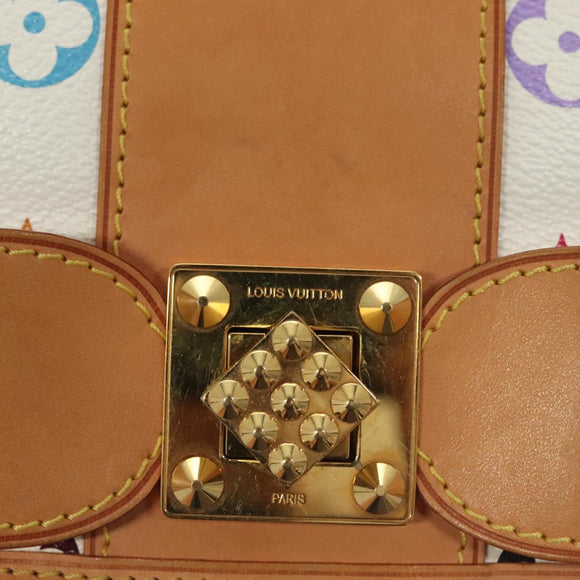 LOUIS VUITTON Monogram Multicolor Patty Shoulder Bag White M40305 Auth 127416V