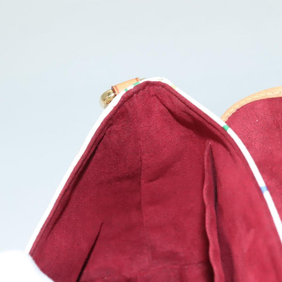 LOUIS VUITTON Monogram Multicolor Patty Shoulder Bag White M40305 Auth 127416V