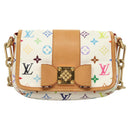 LOUIS VUITTON Monogram Multicolor Patty Shoulder Bag White M40305 Auth 127416V-13