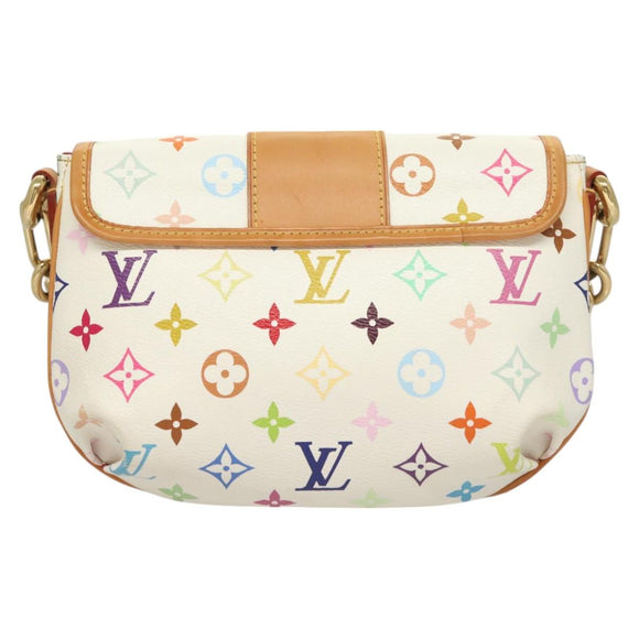 LOUIS VUITTON Monogram Multicolor Patty Shoulder Bag White M40305 Auth 127416V