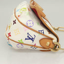 LOUIS VUITTON Monogram Multicolor Patty Shoulder Bag White M40305 Auth 127416V-3