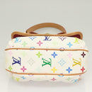 LOUIS VUITTON Monogram Multicolor Patty Shoulder Bag White M40305 Auth 127416V-5