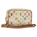 LOUIS VUITTON Monogram Multicolor Trousse Wapity White M58033 LV Auth 127417-1