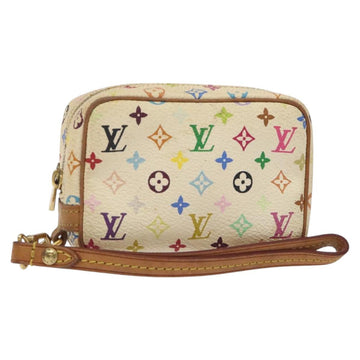 LOUIS VUITTON Monogram Multicolor Trousse Wapity White M58033 LV Auth 127417