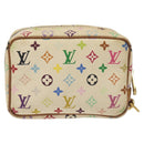 LOUIS VUITTON Monogram Multicolor Trousse Wapity White M58033 LV Auth 127417-2