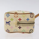 LOUIS VUITTON Monogram Multicolor Trousse Wapity White M58033 LV Auth 127417-3