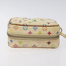 LOUIS VUITTON Monogram Multicolor Trousse Wapity White M58033 LV Auth 127417-5