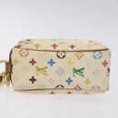 LOUIS VUITTON Monogram Multicolor Trousse Wapity White M58033 LV Auth 127417-6