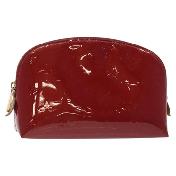 LOUIS VUITTON Vernis Pochette Cosmetic Pouch Pomme D'amour M91496 LV Auth 127419