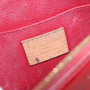 LOUIS VUITTON Vernis Pochette Cosmetic Pouch Pomme D'amour M91496 LV Auth 127419-13