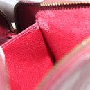 LOUIS VUITTON Vernis Pochette Cosmetic Pouch Pomme D'amour M91496 LV Auth 127419-18