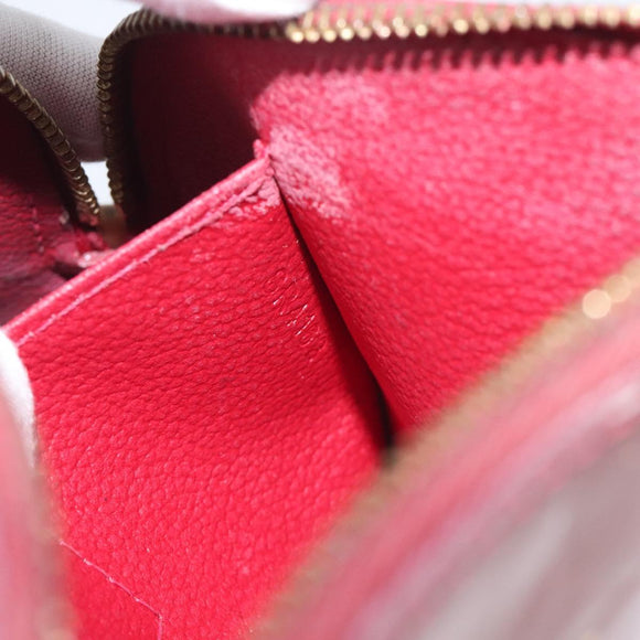 LOUIS VUITTON Vernis Pochette Cosmetic Pouch Pomme D'amour M91496 LV Auth 127419