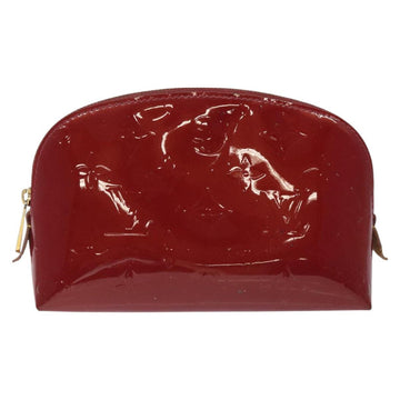 LOUIS VUITTON Vernis Pochette Cosmetic Pouch Pomme D'amour M91496 LV Auth 127419 - 0