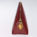 LOUIS VUITTON Vernis Pochette Cosmetic Pouch Pomme D'amour M91496 LV Auth 127419-5