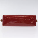 LOUIS VUITTON Vernis Pochette Cosmetic Pouch Pomme D'amour M91496 LV Auth 127419-7