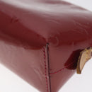 LOUIS VUITTON Vernis Pochette Cosmetic Pouch Pomme D'amour M91496 LV Auth 127419-8