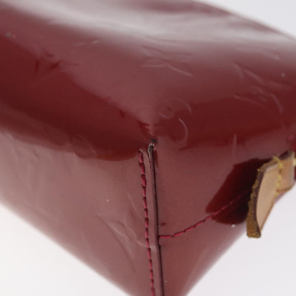 LOUIS VUITTON Vernis Pochette Cosmetic Pouch Pomme D'amour M91496 LV Auth 127419